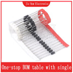 20PCS TVS Diode P6KE56CA P6KE62CA P6KE68CA P6KE75CA P6KE82CA P6KE100CA  P6KE120CA P6KE130CA P6KE150CA P6KE180CA P6KE200CA DO-15