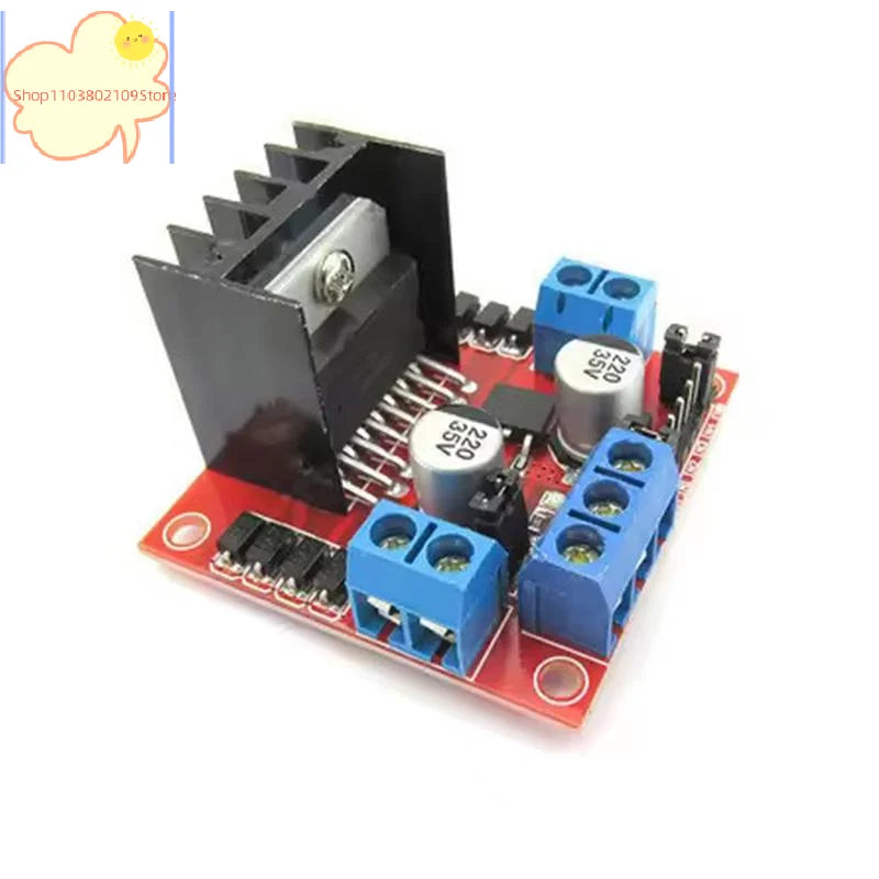 【HT】【YH】L298N Motor Driver Board DC & Stepper Motor Driver Module For Smart Car Robot