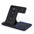 3 in 1 Wireless Charger Stand Foldable 30W LED Fast Charging Station For iPhone 16 15 14 13 12 Apple Watch 9 8 7 6 5 Airpods Pro