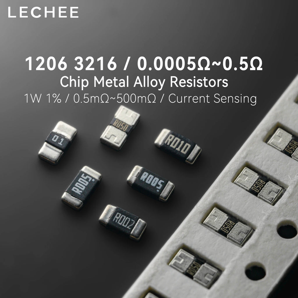 20pcs/set 1W 1206 SMD Alloy Resistor 1% 3216 0.001 0.002 0.003 0.004 0.005 0.006 0.007 0.008 0.01 0.05 0.04 0.02R ohm Resistance