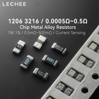 20pcs/set 1W 1206 SMD Alloy Resistor 1% 3216 0.001 0.002 0.003 0.004 0.005 0.006 0.007 0.008 0.01 0.05 0.04 0.02R ohm Resistance