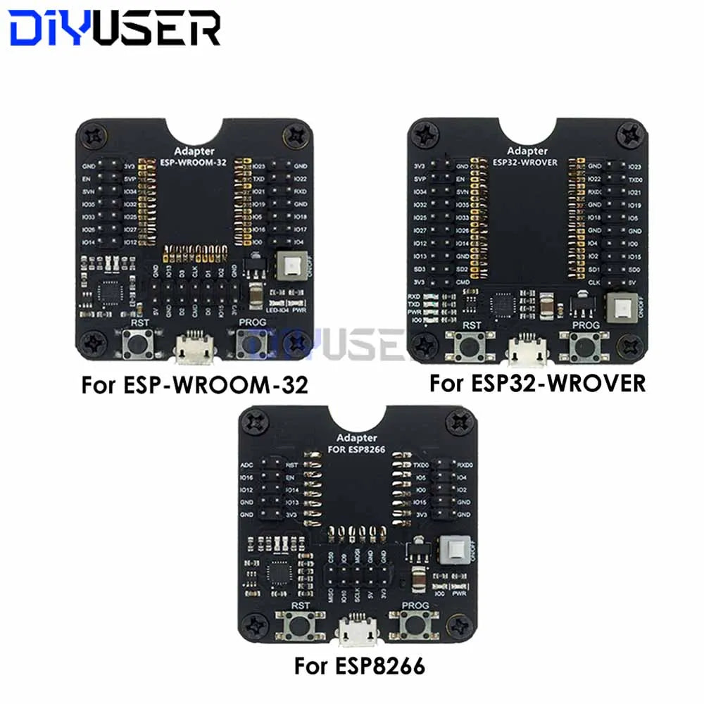 ESP32 ESP8266 Test Fixture Burner, Downloader Programmer for ESP-32 ESP-12F/12S/07S Modules