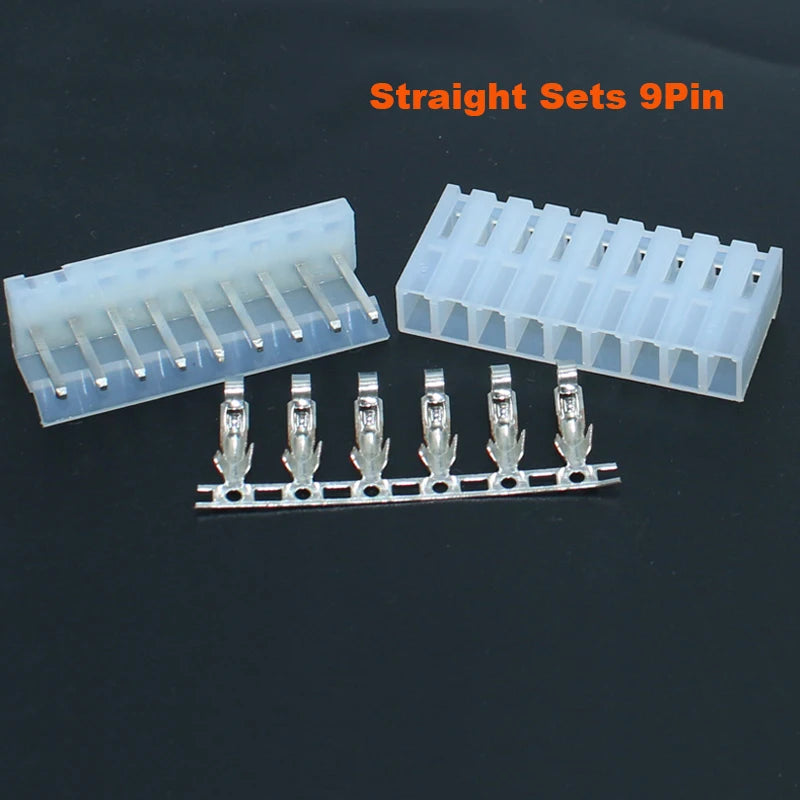 50sets CH5.08mm Housing Right Angle/Straight Wafer 2/3/4/5/6/7/8/9/10Pin 5.08mm Wire Connector Female Socket+Male Pin+Terminal