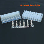 50sets CH5.08mm Housing Right Angle/Straight Wafer 2/3/4/5/6/7/8/9/10Pin 5.08mm Wire Connector Female Socket+Male Pin+Terminal