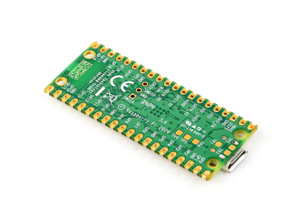Raspberry Pi Pico 2 W Microcontroller Board, Based on Official RP2350 Chip, 2.4GHz 802.11n WIFI and Bluetooth 5.2