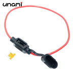 Waterproof Fuse Holder 32V Mini Small Medium 18/1614/12/10AWG and Blade Fuse 1A 2A 3A 5A 7.5A 10A 15A 20A 25A 30A 35A 40A 50A