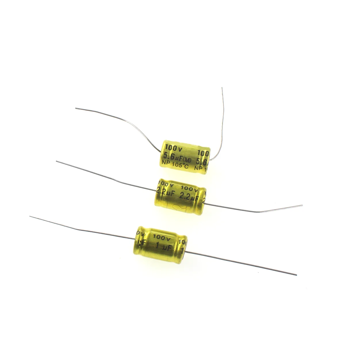 50Pcs 100V Audio Capacitor Non Polarity Frequency Divider Crossover Polypropylene 1UF 1.5UF 2.2UF 3.3UF 4.7UF 5.6UF 6.8UF