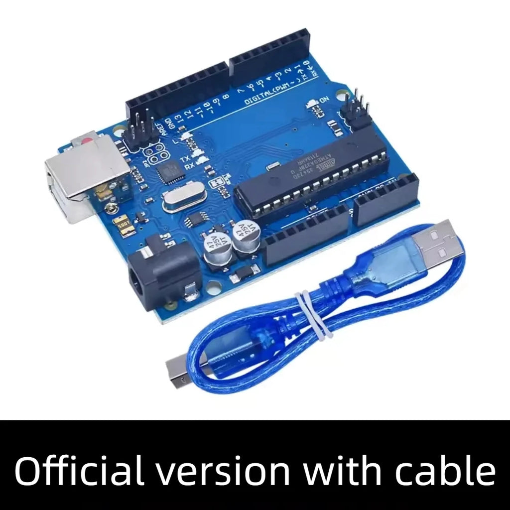 R3 ATMEGA16U2 CH340G+MEGA328P SMD Chip 16Mhz For Arduino UN0 R3 Official ATEGA328P Development board + USB CABLE One set
