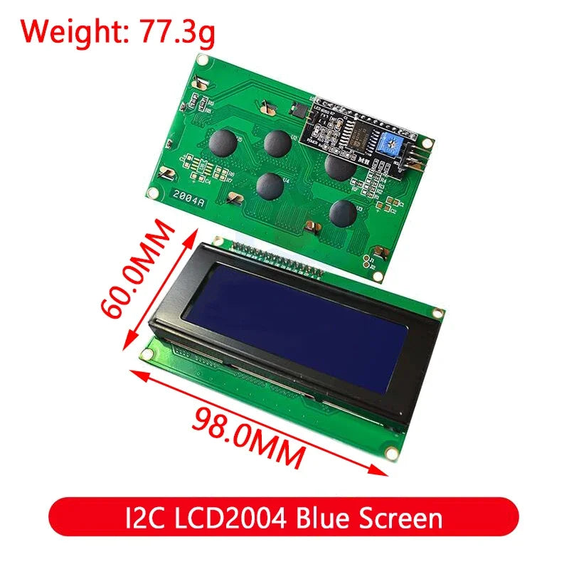 Module Blue Green Screen For Arduino 0802 1602 2004 12864 LCD Character UNO R3 Mega2560 Display PCF8574T IIC I2C Interface