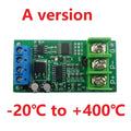 PT100 Thermocouple RTD Sensor Tester with High-Quality Temperature Measurement IC -20-400 Celsius RS485 Modbus Rtu