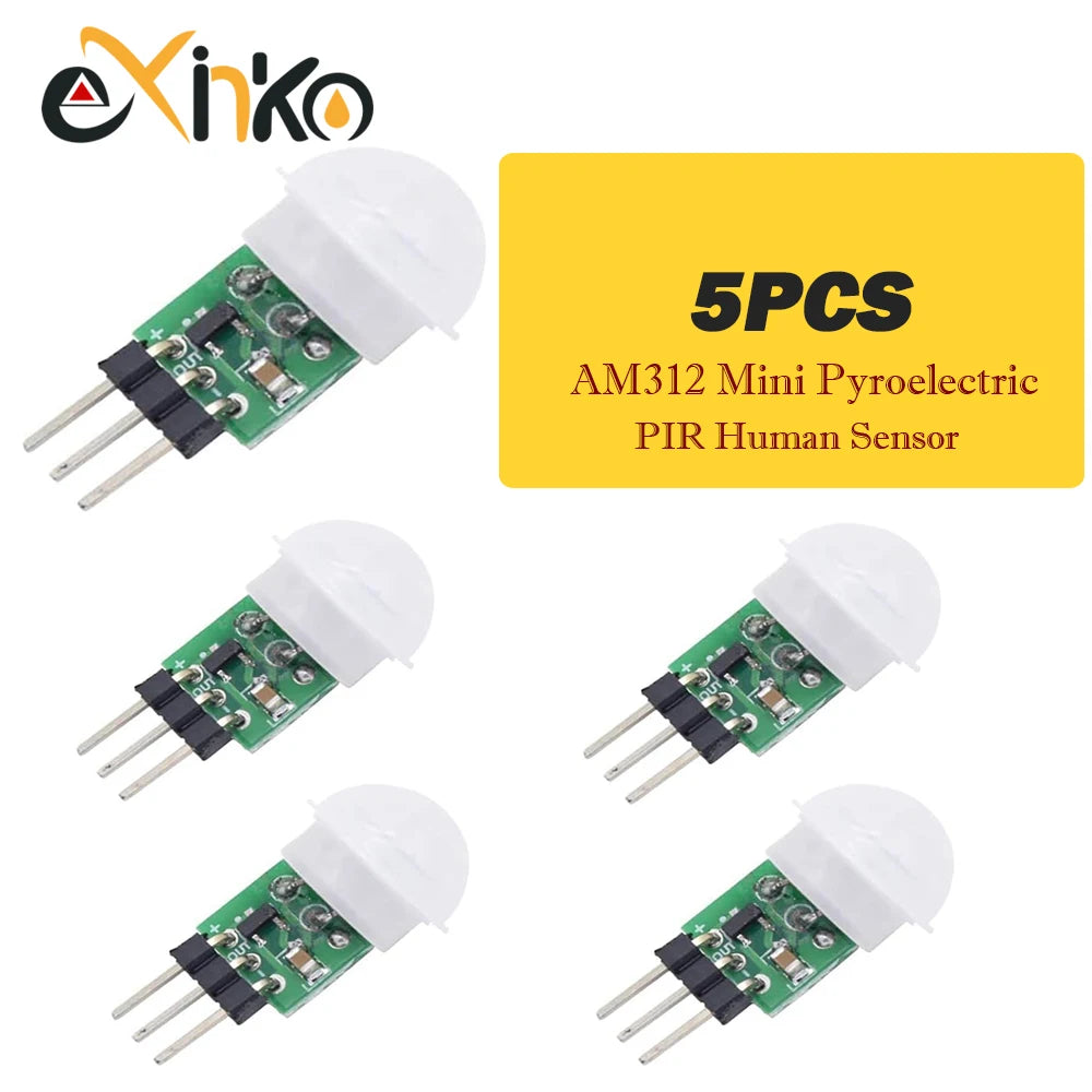 1-10pcs AM312 Mini Pyroelectric PIR Human Sensor Module PIR Infrared IR Sensor Body Manual Motion Infrared IR Detector