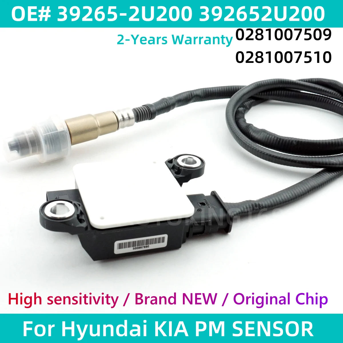392652U200 39265-2U200 For Hyundai Tucson 2018-2020 Car Particulate Matter Sensor PM Sensor 1277023337 0281007509 0281007510