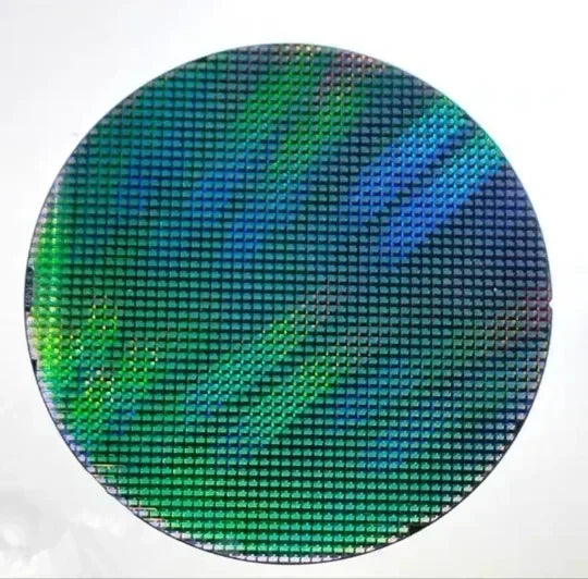 12 Inch CPU Wafer Silicon Science Technology Pendulum Piece Birthday Gift Photoetching Circuit Chip Semiconductor Silicon Wafer