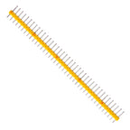 10PCS 1X40Pin 2.54mm Single Row Male Header Connector PCB Pin Strip Breakable Pin Header for Arduino Yellow Red White Black 2.54