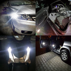 2Pcs W5W 3030 SMD Car T10 LED 194 168 Wedge Replacement Reverse Instrument Panel Lamp White Blue Bulbs For Clearance Lights