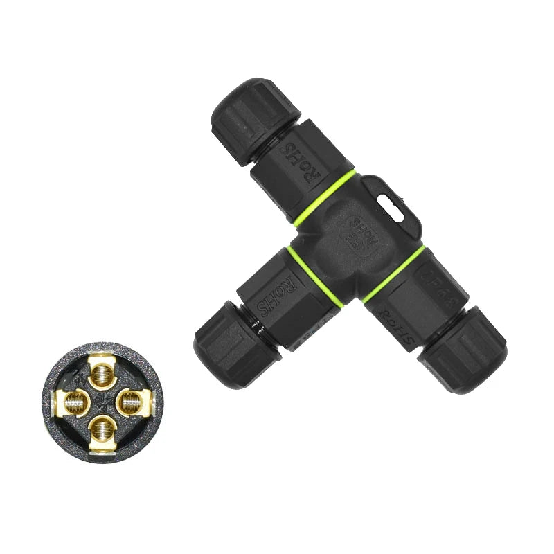 IP68 M20 2/3/4/5-Pin Screw Terminal Waterproof Electrical Connector - Marine Equipment & Outdoor Junction Box Wiring