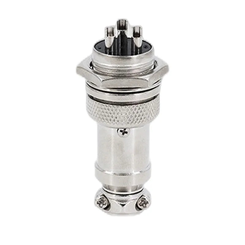 5/10/100Sets GX16 Aviation Plug Scoket Connector 2pin 3pin 4pin 5pin 6pin 7pin 8pin 9pin 10pin Nut Type Male Female Butting