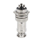 5/10/100Sets GX16 Aviation Plug Scoket Connector 2pin 3pin 4pin 5pin 6pin 7pin 8pin 9pin 10pin Nut Type Male Female Butting