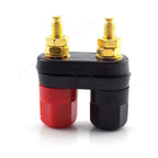 Banana Plugs Couple Terminals Red Black Connector Amplifier Terminal Binding Post Banana Speaker Plug Jack M20
