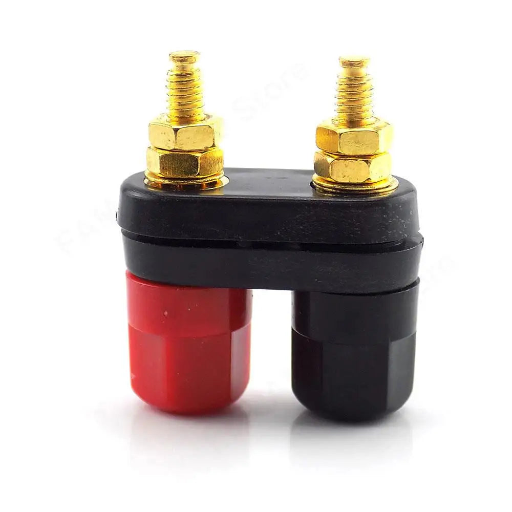Banana Plugs Couple Terminals Red Black Connector Amplifier Terminal Binding Post Banana Speaker Plug Jack M20