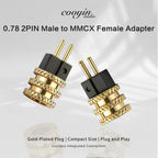 OKCSC Earphones Adapter 0.78mm Male to MMCX Connector for IER-M7\IER-M9IER-Z1R\XBA-300AP\XBA-N3BP\JVC HA-FX850\HA-FX1100\HA-FD02
