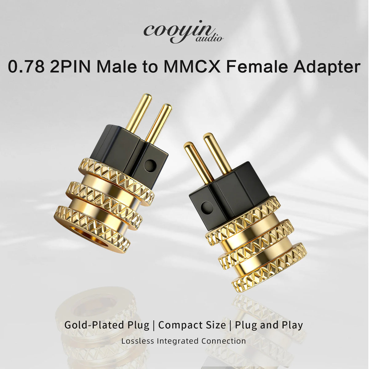 OKCSC Earphones Adapter 0.78mm Male to MMCX Connector for IER-M7\IER-M9IER-Z1R\XBA-300AP\XBA-N3BP\JVC HA-FX850\HA-FX1100\HA-FD02