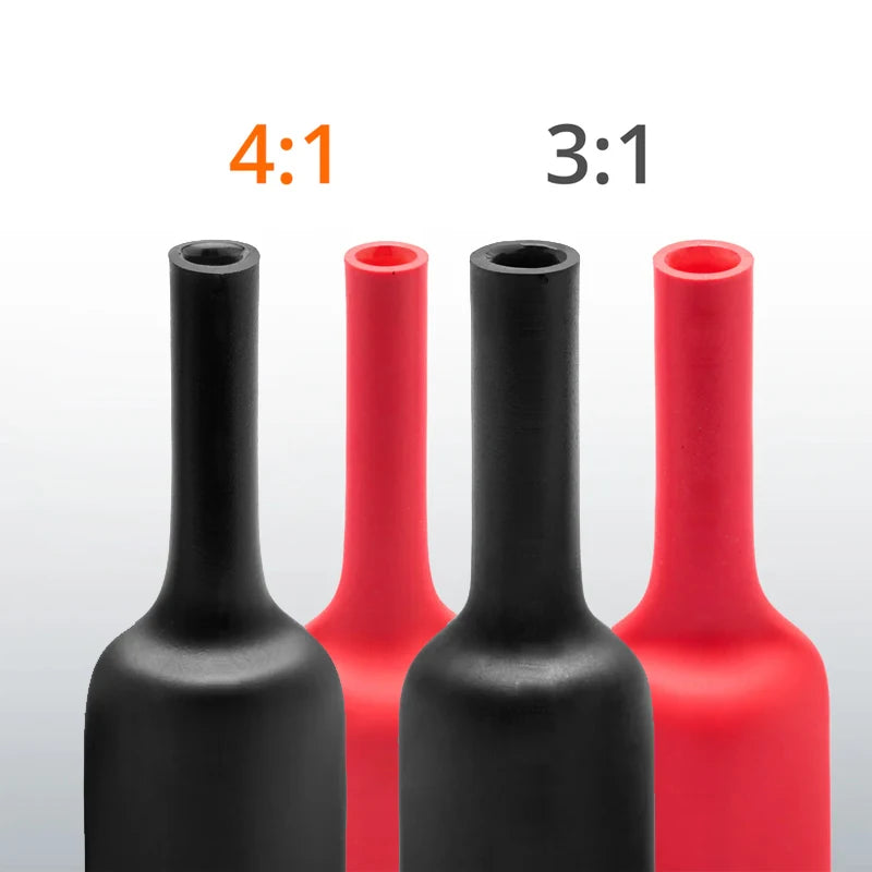 1~10m Heat Shrink Tube ID 1.6mm - 50mm 3:1/4:1 Ratio With Glue Adhesive Lined  Dual Wall Polyolefin ﻿Wrap Cable Protect Sleeve