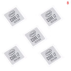 100% Brand New  5pcs 10th Generation Core I5 I7 I9 DIY Sticker Label Notebook Decoration