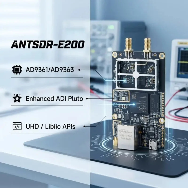 Software Defined Radio Development Board ADI Pluto SDR AD9361 Radio Receiver AD9363 OpenWiFi USRP UHD ANTSDR E200