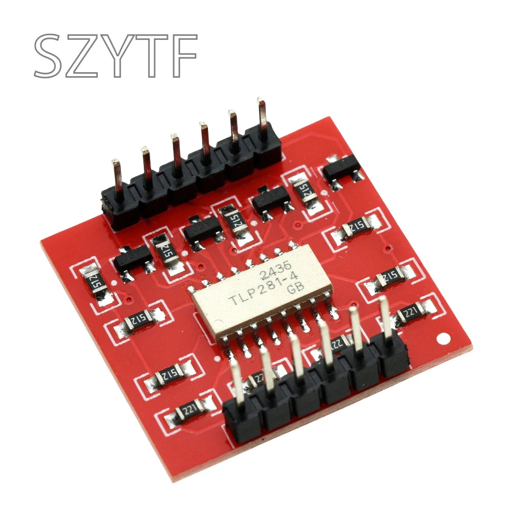 1-10PCS TLP281 4-Channel Opto-isolator IC Module For Arduino Expansion Board High And Low Level Optocoupler Isolation 4 Channel