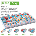 Quick Wiring Connectors Boxed Universal Compact Splitter Electrical Cable Push-in Conductors Connector With Lever Terminal Block