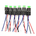 6Pcs 12V/24V 30A 4Pin 5Pin Car Relay With Safety Plate Automotive Control Devices Relay