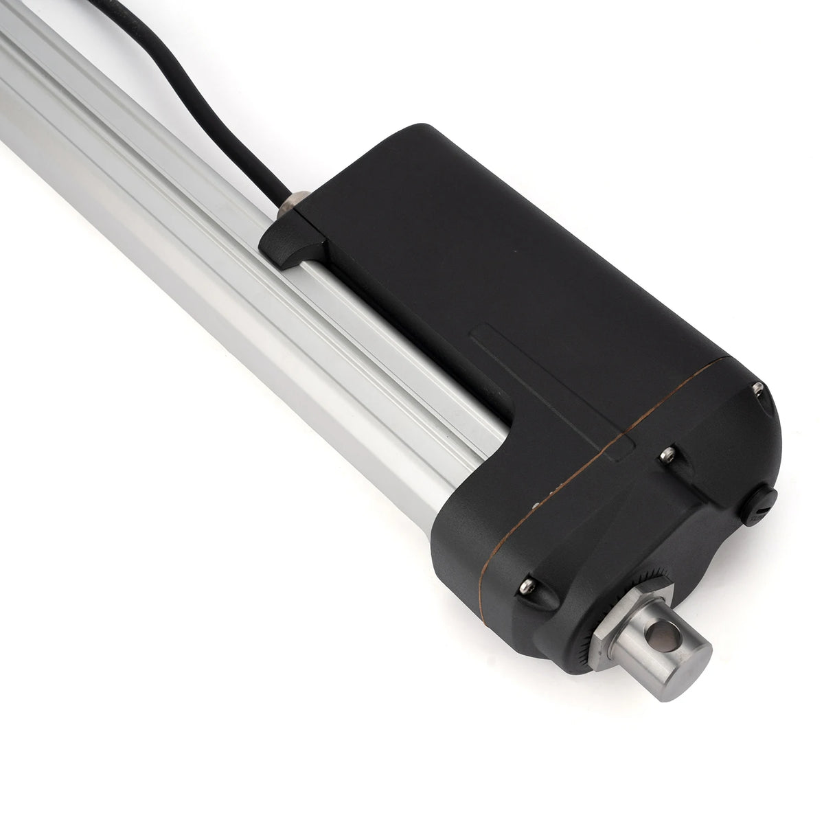 Etosec 12V 2000N  Linear Actuator IP66 230mm  Stroke Upper A-type connector M12, E-type connector at lower end, built-in