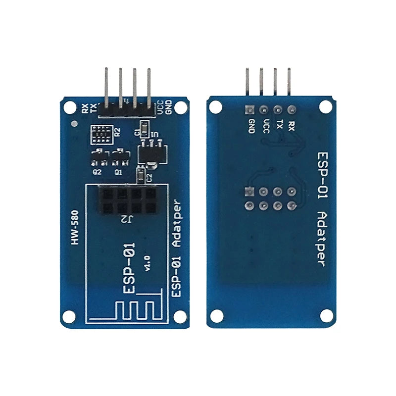 ESP8266 ESP-01 Serial WiFi Wireless Adapter Module 3.3V 5V Esp01 Breakout PCB Adapters Compatible For arduino