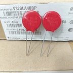 1/10PCS Original P320L40 P320L40C Litteifuse For V320LA40BP Red Varistor 320V 6500A 6KA DISC 20MM Rheostat 750pF MOV V320LA40CP