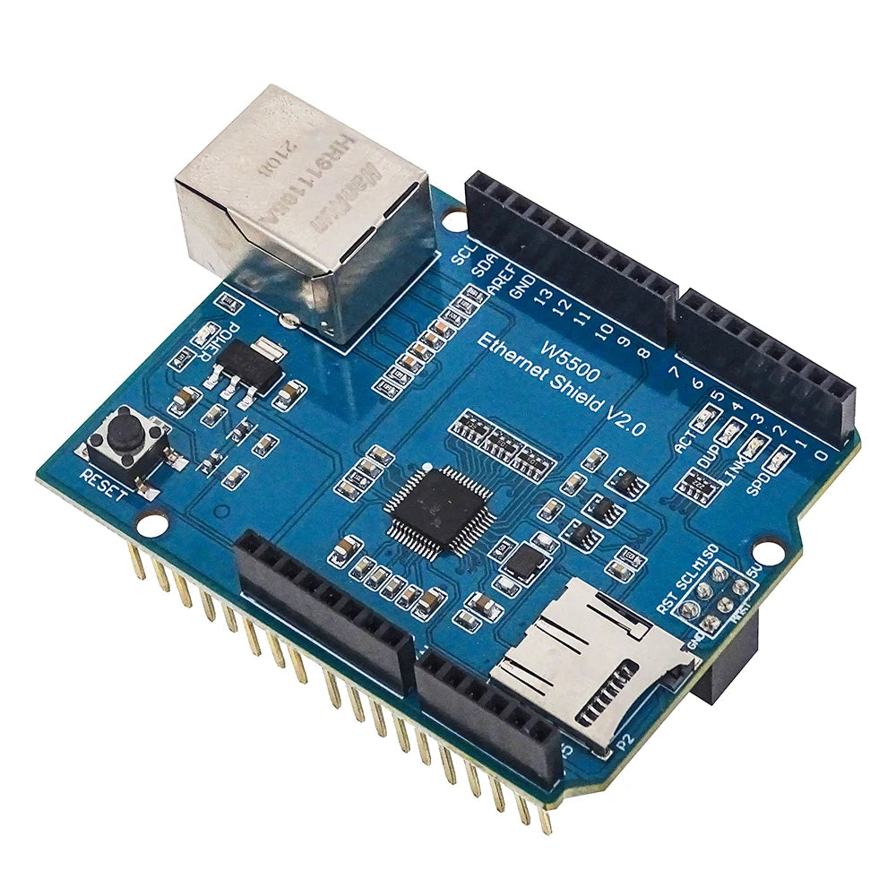 HZWDONE W5500 Ethernet Network Module Aardware SPI to LAN TCP IP 51 STM32 Microcontroller Program Over W5100