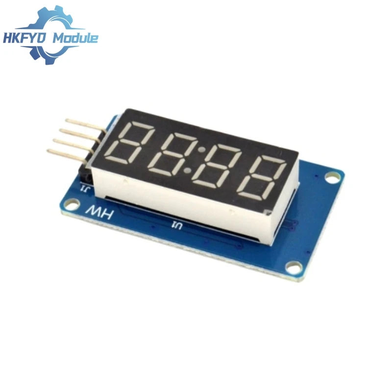 1-50PCS TM1637 LED Display Module For Arduino 7 Segment 4 Bits 0.36Inch Clock RED Anode Tube Four Serial Driver Board Pack