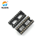 10PCS IC Sockets DIP6 DIP8 DIP14 DIP16 DIP18 DIP20 DIP24 DIP32 DIP28 DIP40 pins Connector DIP Socket 6 8 14 16 18 20 24 28 40Pin