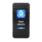 12V 24V Car Boat Rocker Toggle Switch Waterproof ON/OFF 5 Pin Latching Marine Push Button led light bar rear light reverse light