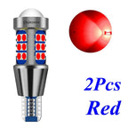 2 Pcs W16W LED T15 Led Bulbs 912 921 WY16W Super Bright 3030 Chip Car Brake Lights Canbus Auto Reverse Lamp White Red Yellow 12V
