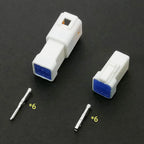 2P 3P 4P 6P 8P 0.6 MM Waterproof Wire Connector Plug Male And Female Socket With Cable JST JWPF Electrical Connectors