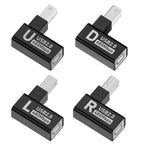Elbow USB2.0 Printer Adapter USB Type B Male to Female For Printer Hard Drive Base Fax Machine Scanner USB 2.0 Printer Adapter