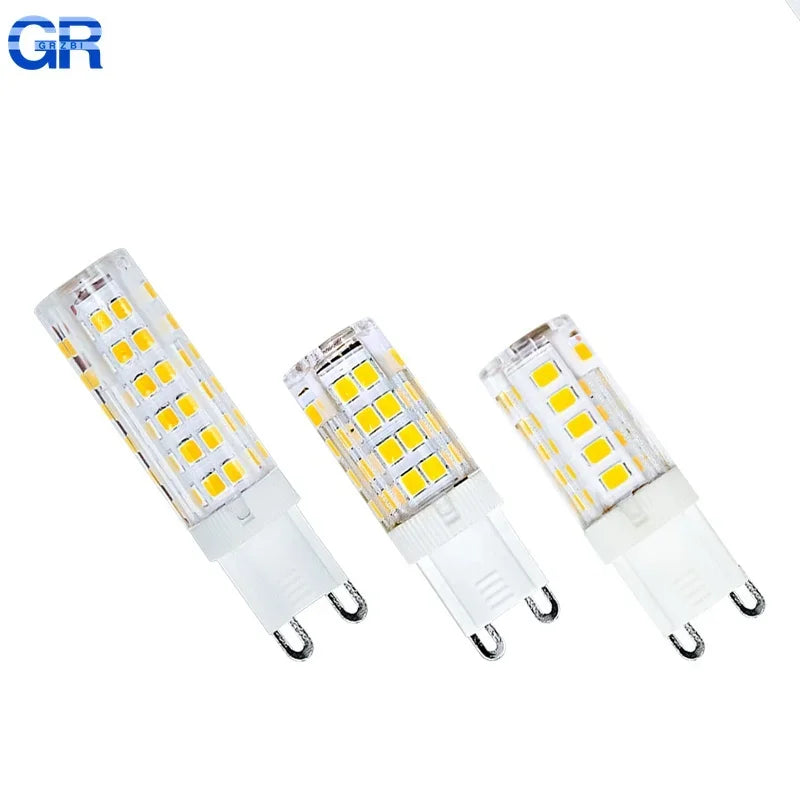 1-10pcs G9 LED Lamp Bulb AC 220V 3W 5W 9W 2835 SMD Ceramic Led Light for Chandelier Spotlight Replace Halogen Lamp