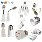2pcs E27 to E27 3E27 4E27 E12 E17 IR Sense Rotatable AC Outlet Plug LED CFL Lamp Holder Converter Light Socket Bulb Base Adapter