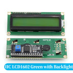 DC5V LCD1602 Screen Module 16*2 Display in ASCII Character Set PCF8574 I2C Interface Expand for Arduino development