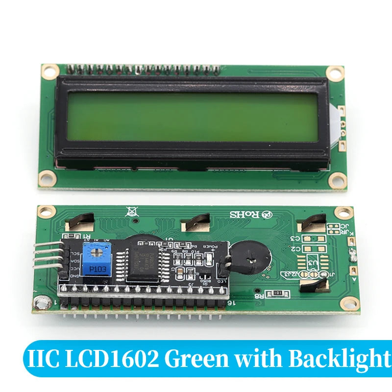 DC5V LCD1602 Screen Module 16*2 Display in ASCII Character Set PCF8574 I2C Interface Expand for Arduino development
