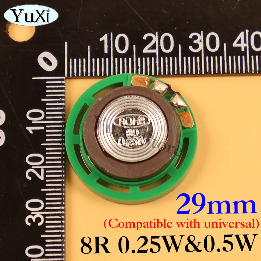 2Pcs 8 Ohm 0.25W 0.5W Horn Loudspeaker 8R Diameter 20mm 21mm 23mm 27mm 29mm 36mm 40mm LoudSpeakers