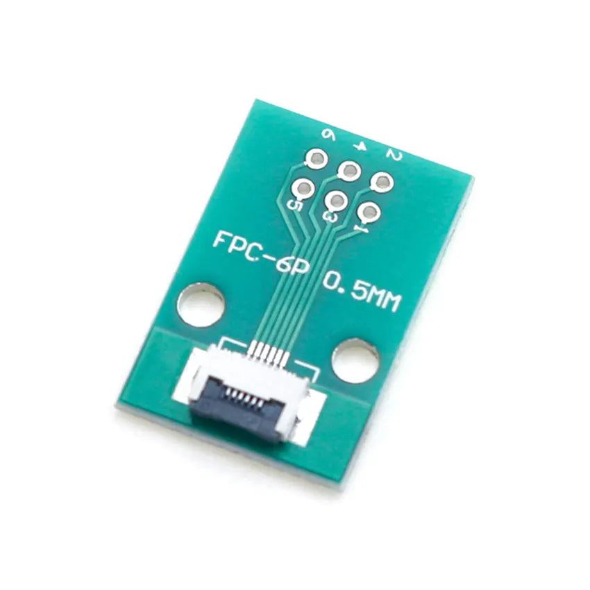 4P/6P/8P/10P/12P/14P/15P/16P/18P/20P/22P/24P/26P/30P/34P/80P FPC/FFC Flexible Cable Adapter Board 0.5mm SMT To 2.54mm Connector