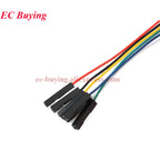 2Pcs-20Pcs JST 1.25mm to 2.54mm Dupont Cable 1Pin Female 2.54 Wire Connector Terminal 1.25 2P/3P/4P/5P/6P Length 20CM Electronic