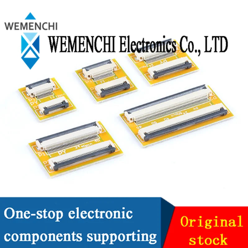 2 Pcs Flexible Flat Cable FFC FPC Extension Board 0.5 Mm 6 Pin 8 10 12 14 16 20 22 24 26 30 32 36 40 45 50 54 60 Pin to Pin